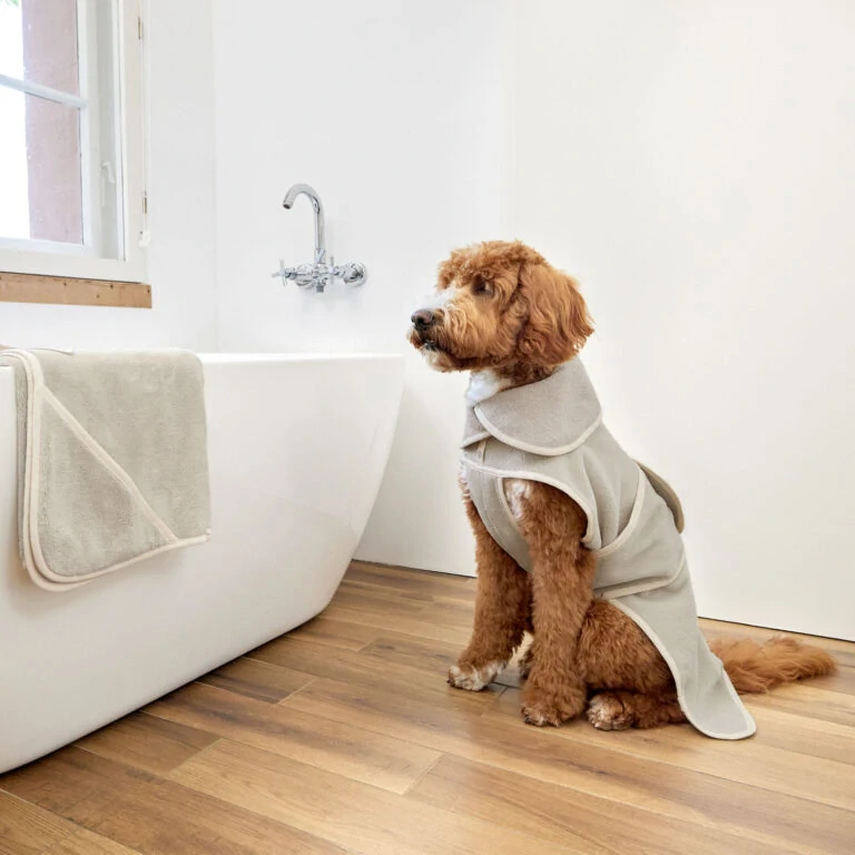 PALOPA Dog Bathrobe Robi beige L   (7604.001)