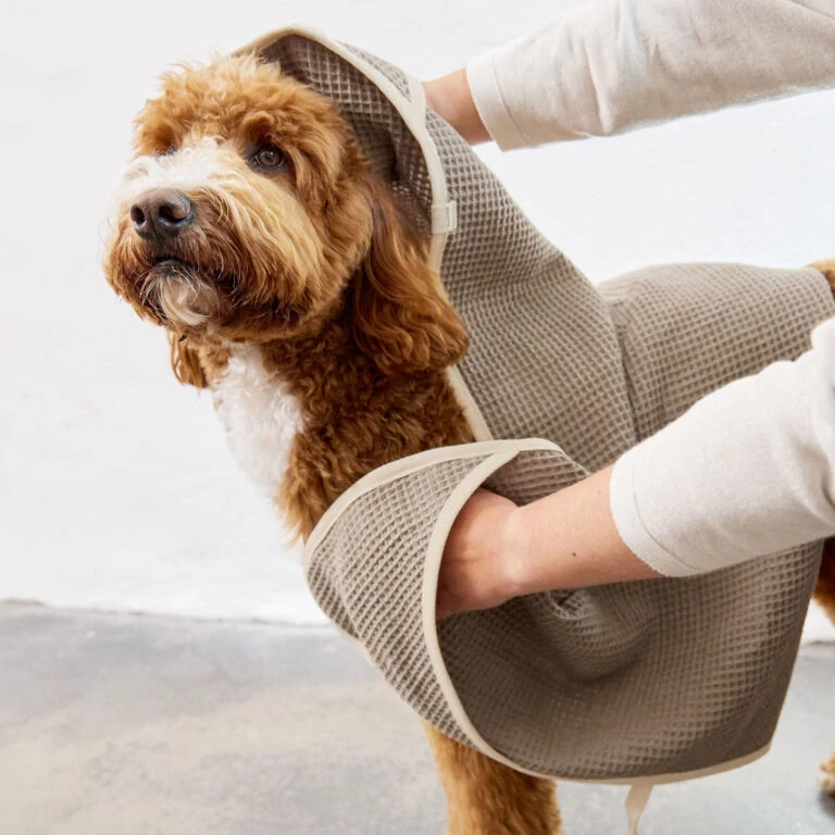 PALOPA Dog Towel Nobs taupe M-L   (7603N.01)